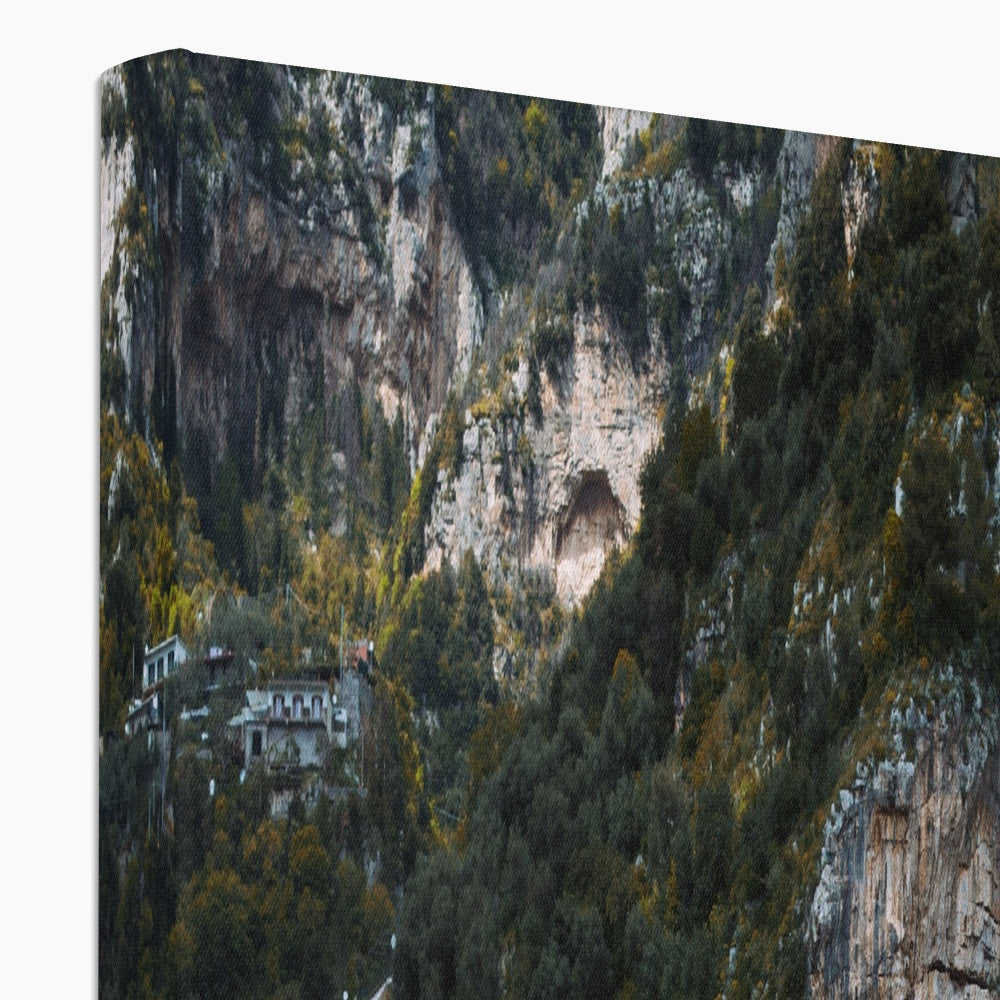 Positano Cliffs Canvas