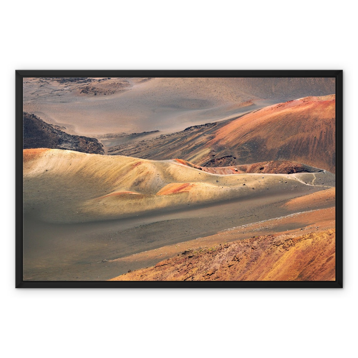 Haleakala Colours Framed Canvas
