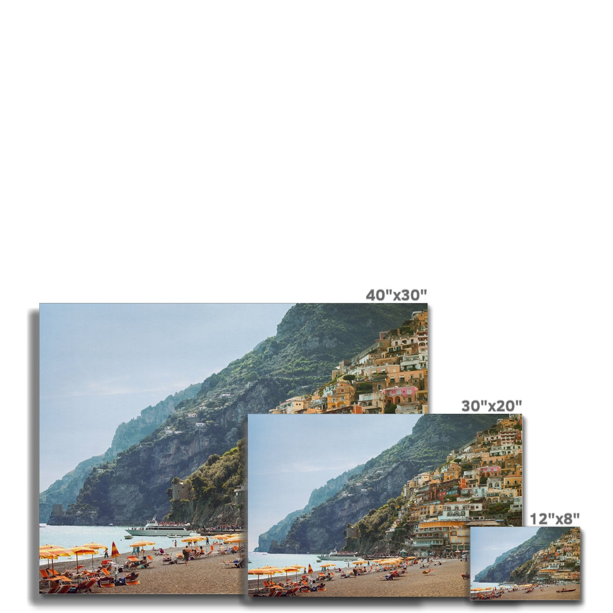 Positano Beach Canvas