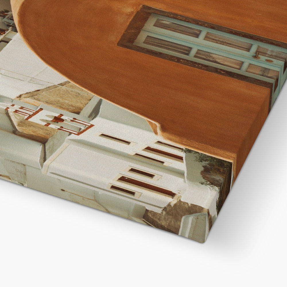 Santorini Architecture Canvas