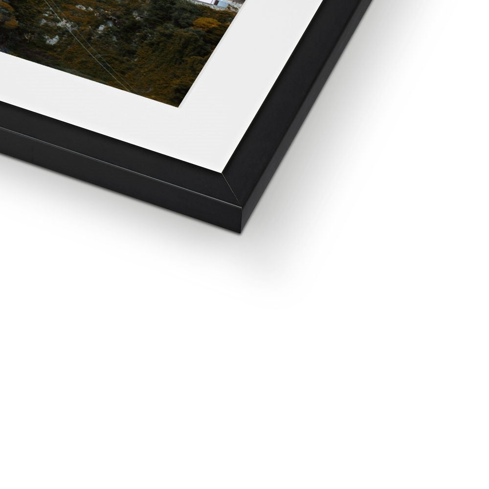 Positano Cliffs Framed & Mounted Print
