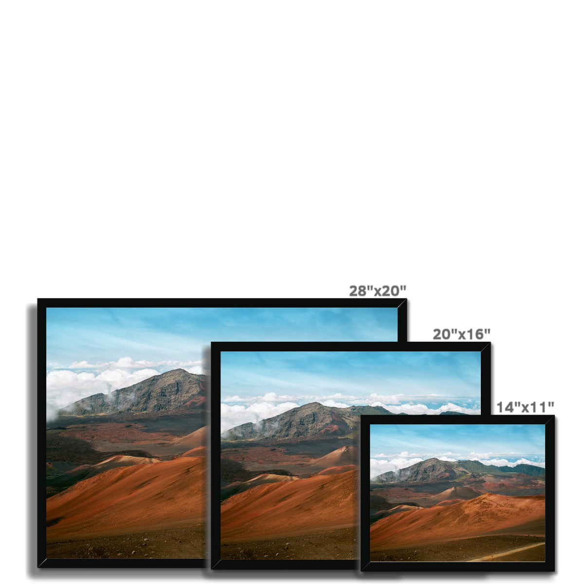 Haleakala Mountains Framed Print