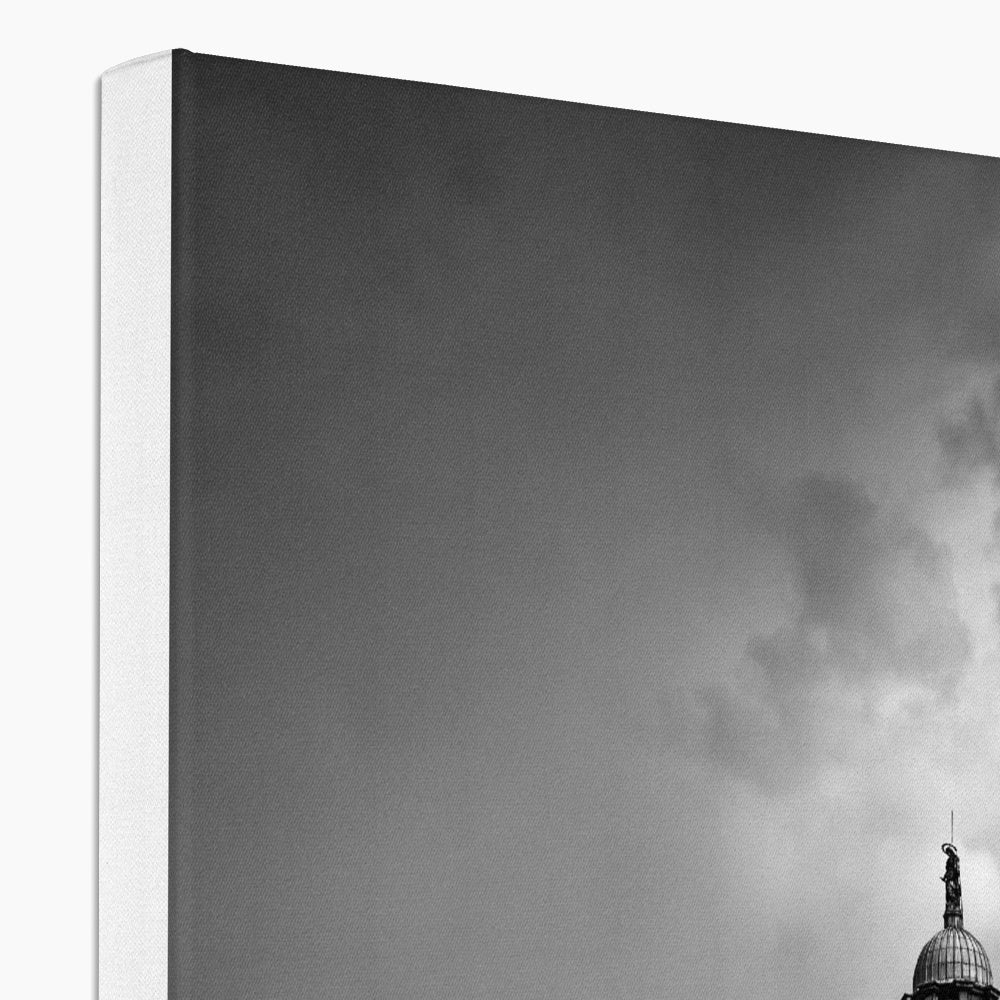 Venice Basilica B&W Canvas