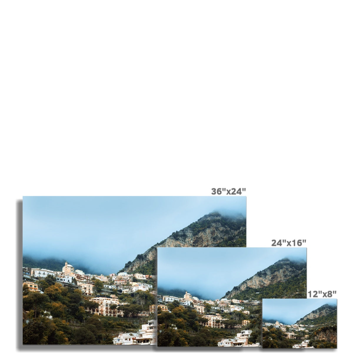 Positano Clouds Fine Art Print