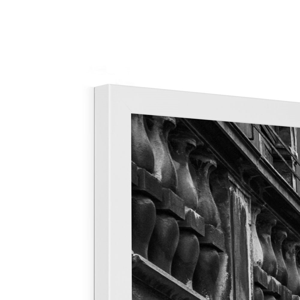 Venice Canals B&W Framed Print