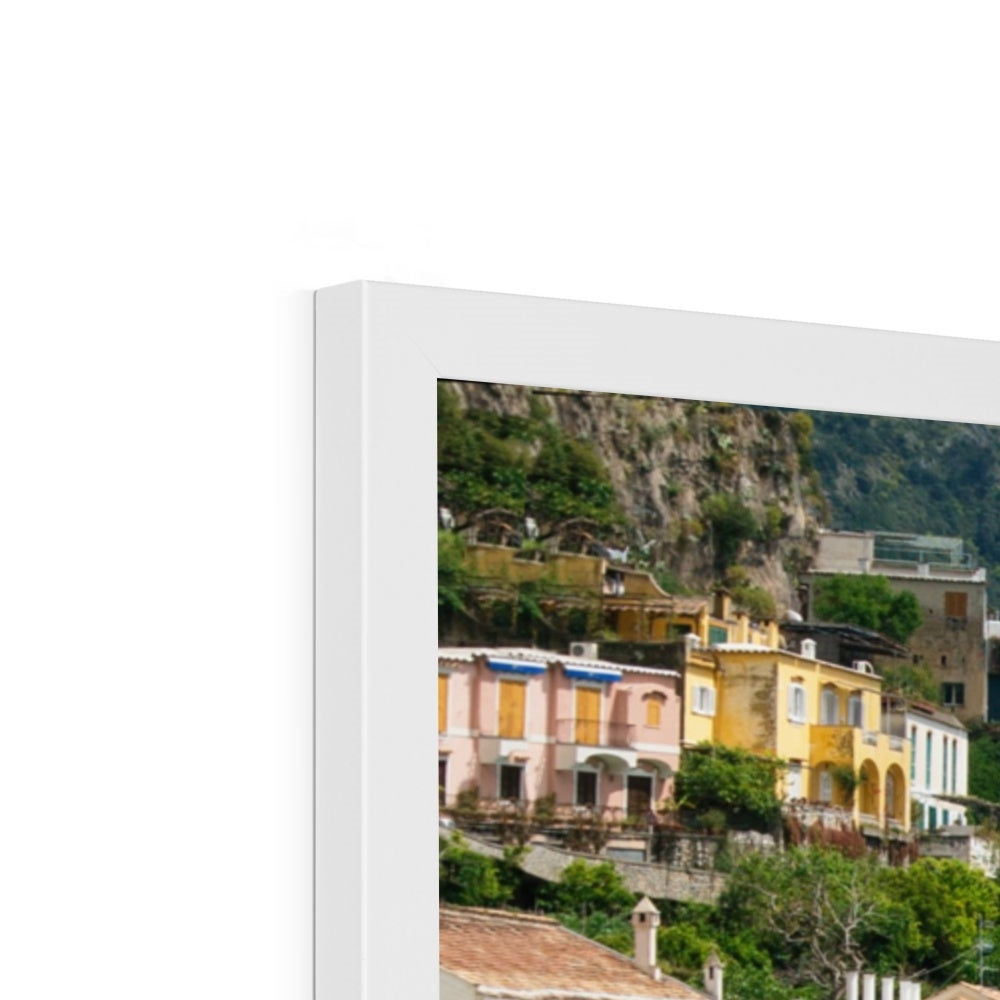 Positano Church Framed Print