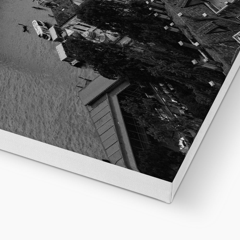 Venice Views B&W Canvas