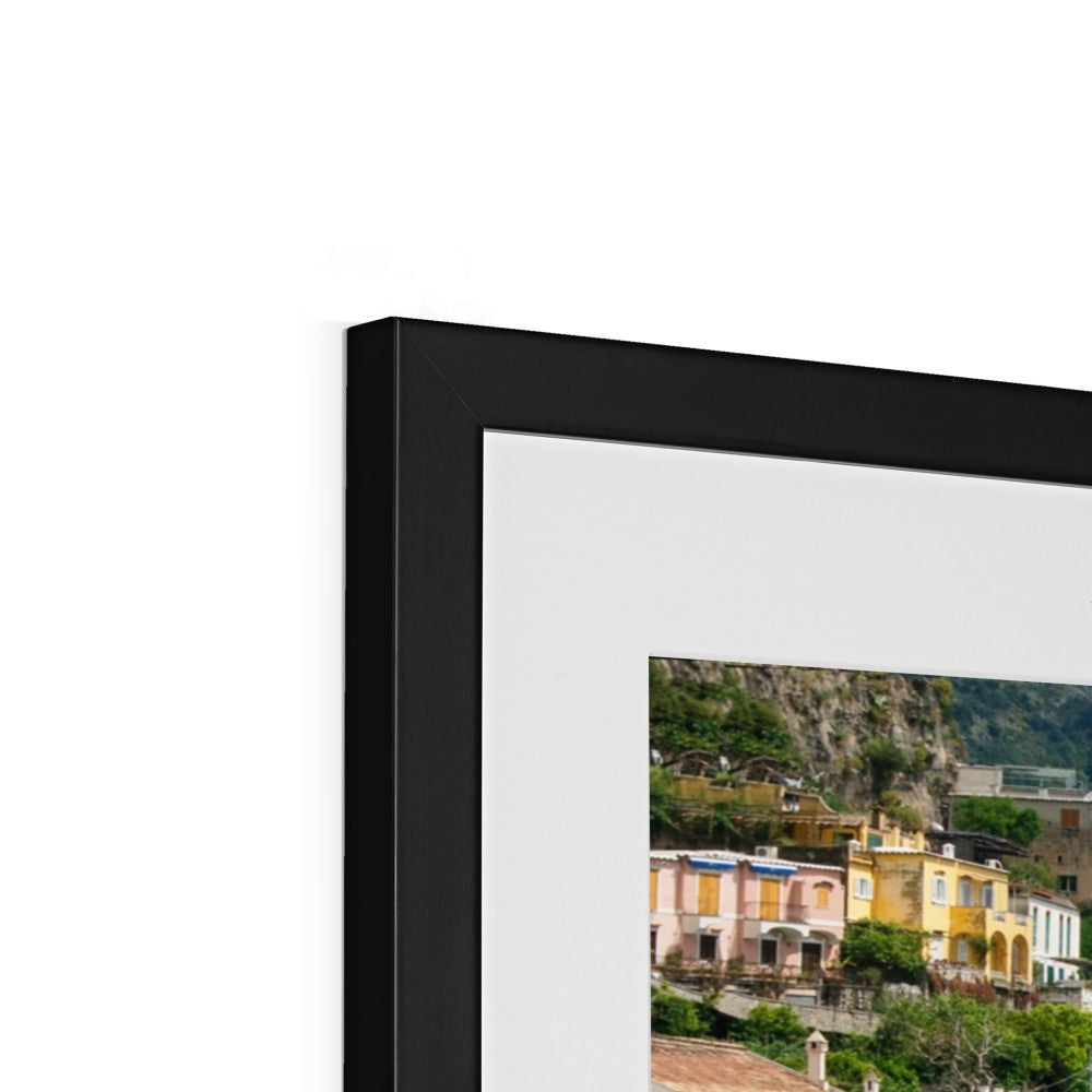Positano Church Framed & Mounted Print