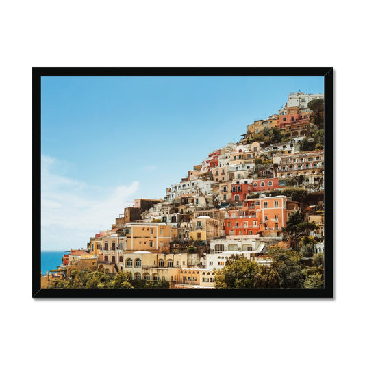 Positano Sky Framed Print