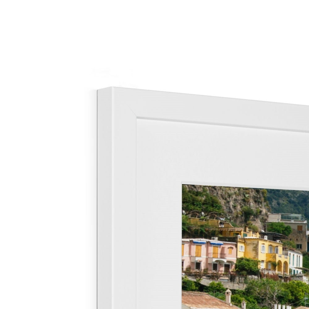 Positano Church Framed & Mounted Print