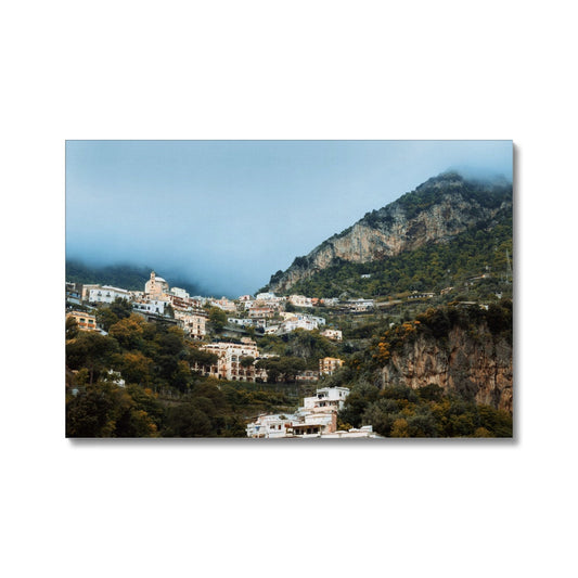 Positano Clouds Canvas