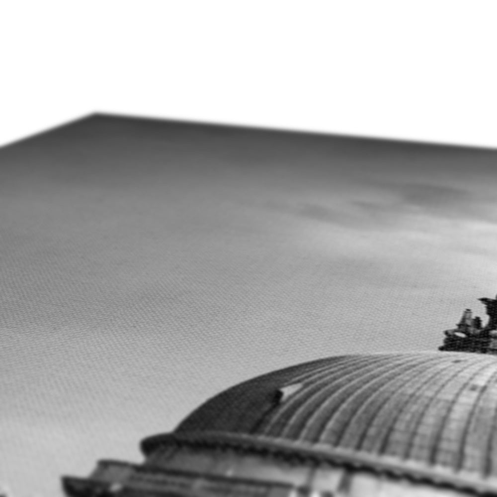 Venice Basilica B&W Canvas