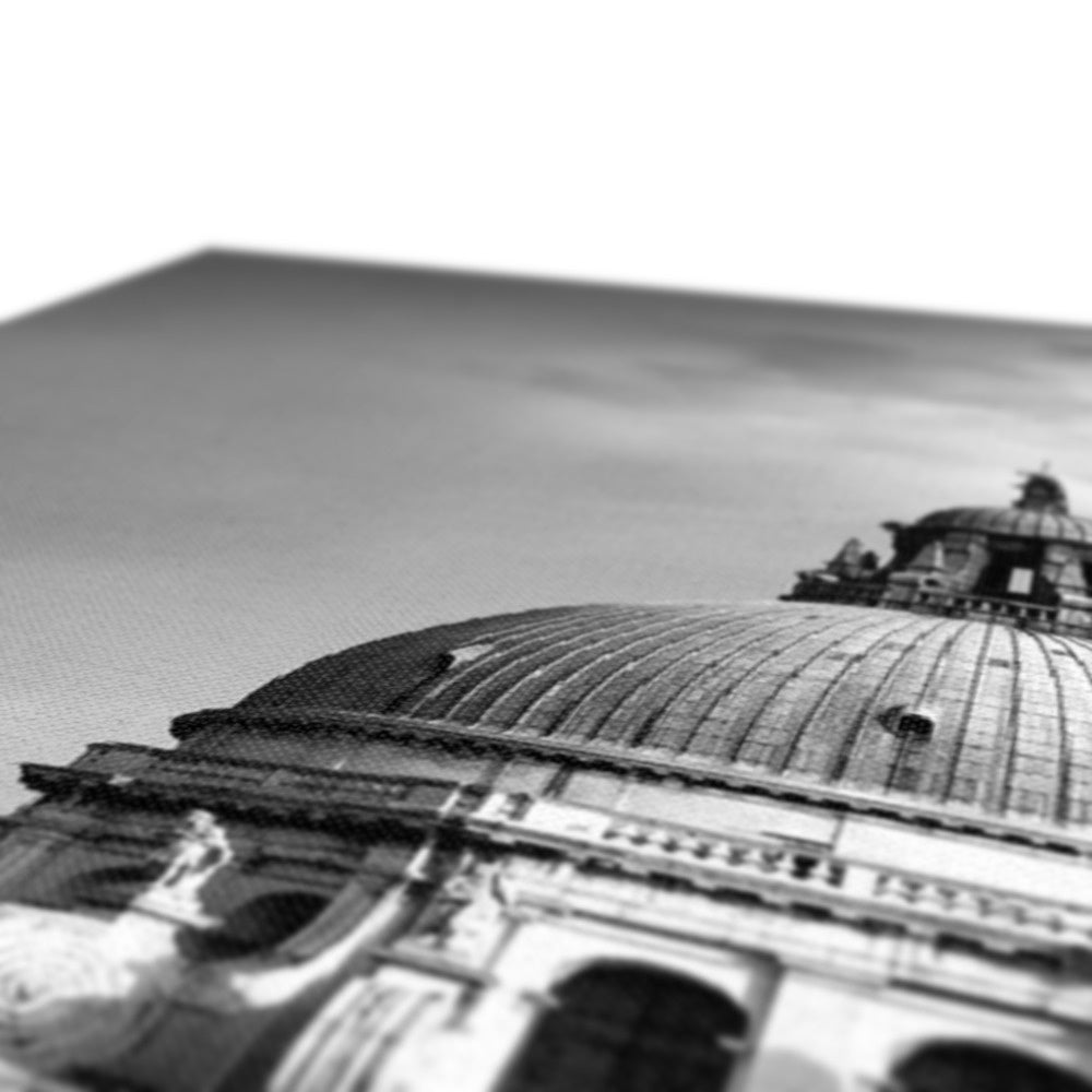 Venice Basilica B&W Canvas