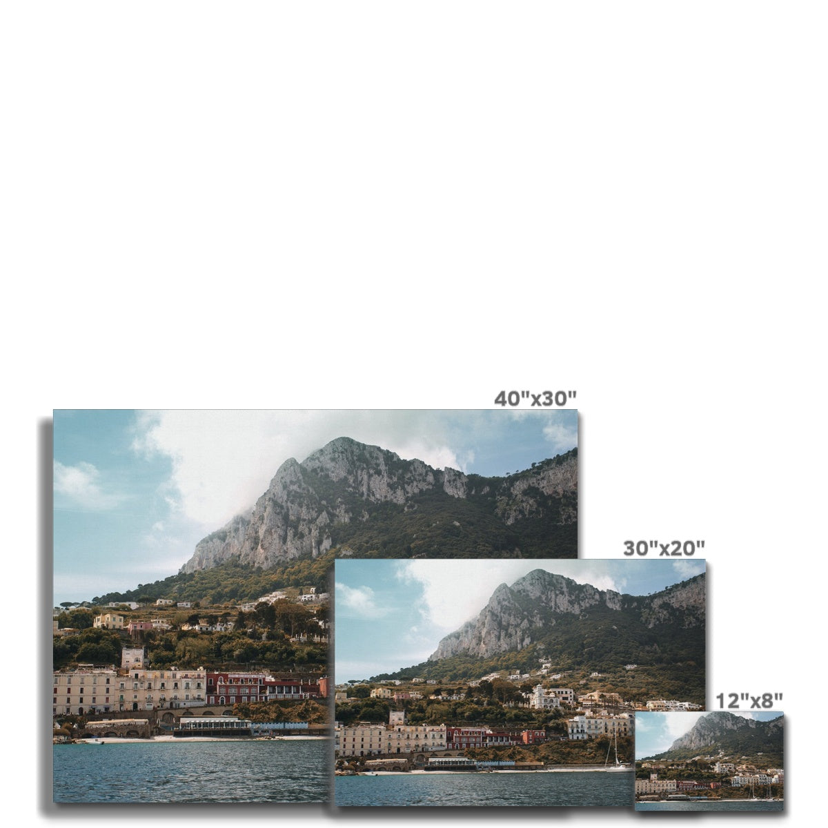 Capri Coast Canvas