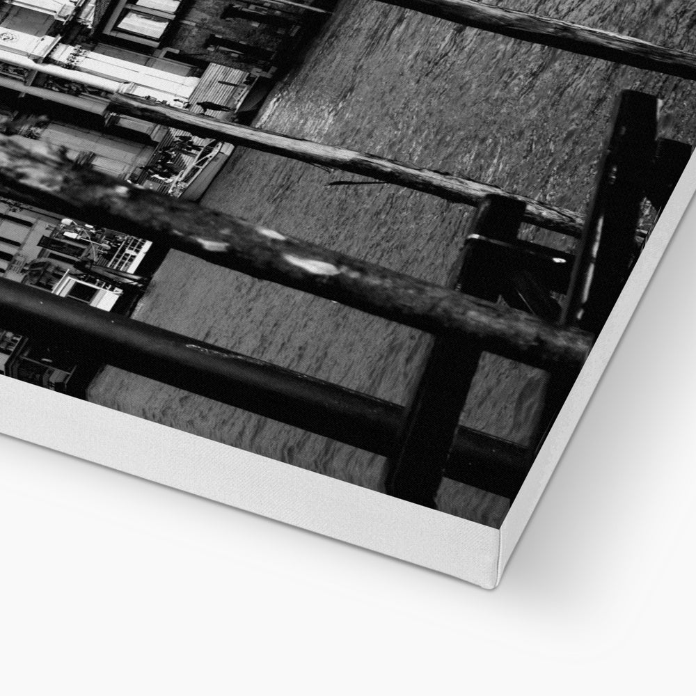 Venice Basilica B&W Canvas