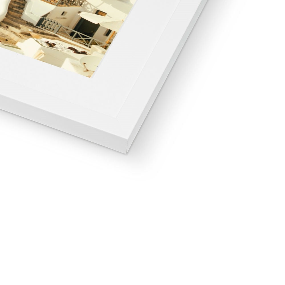 Santorini Framed & Mounted Print