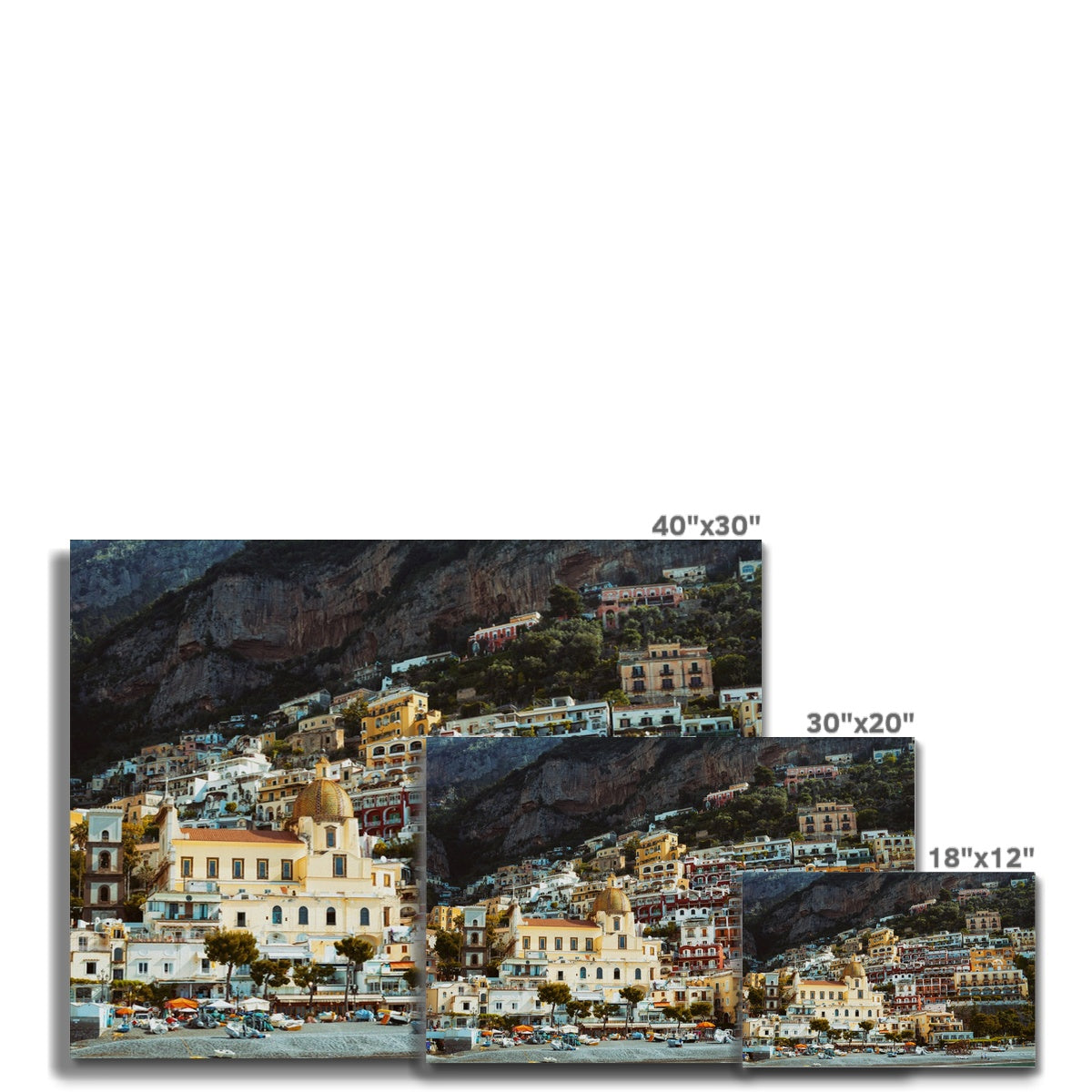 Positano Landscape Canvas