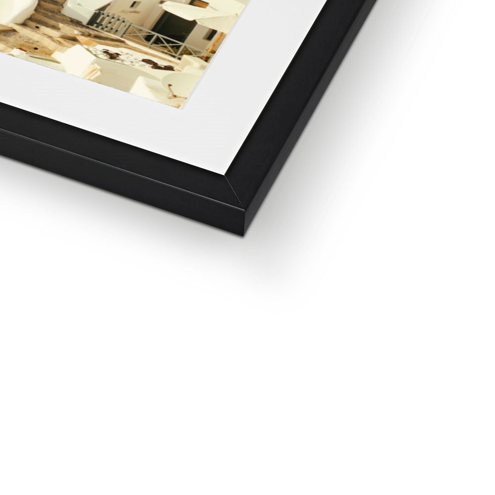 Santorini Framed & Mounted Print