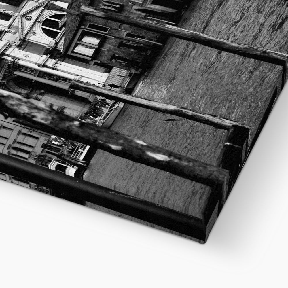 Venice Basilica B&W Canvas