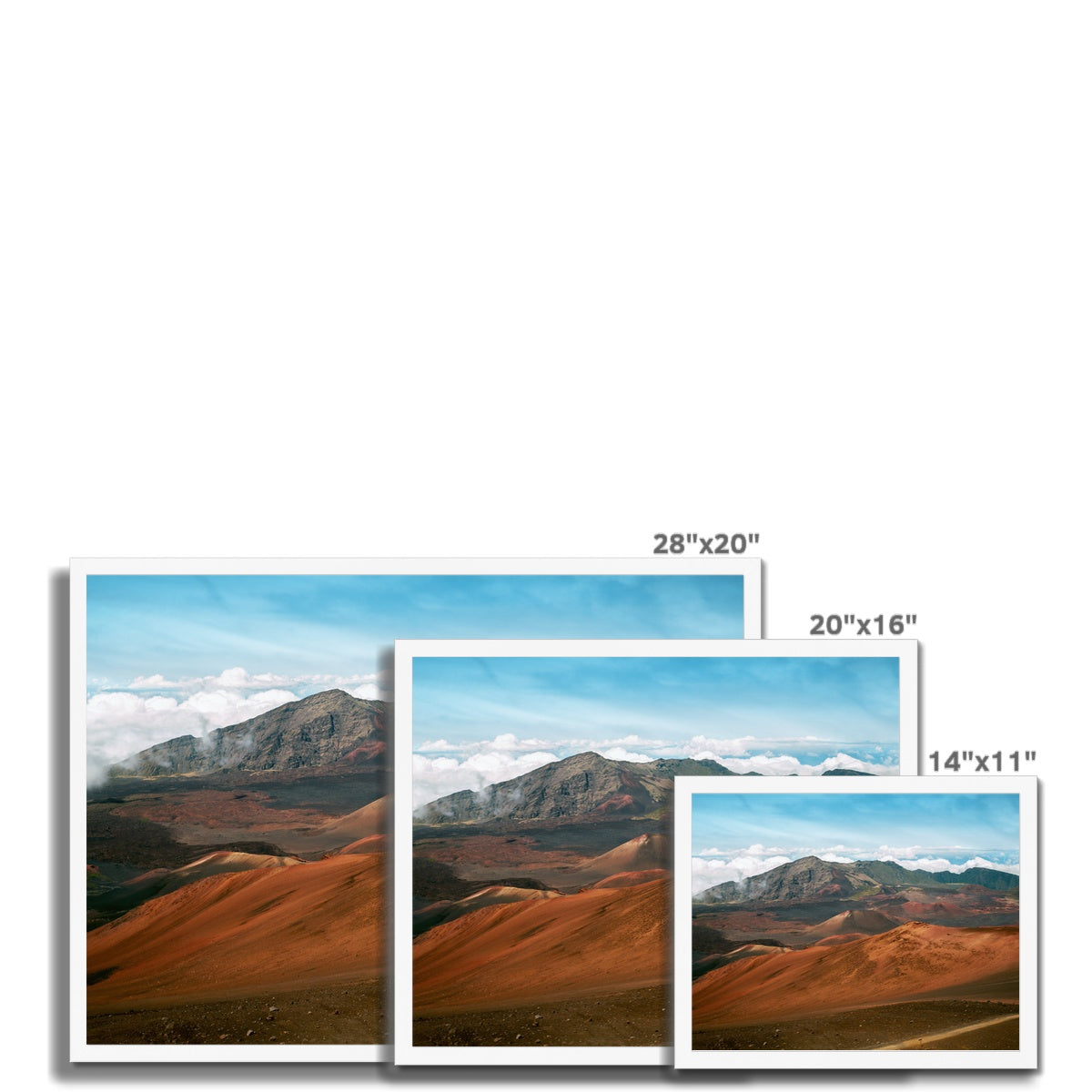 Haleakala Mountains Framed Print