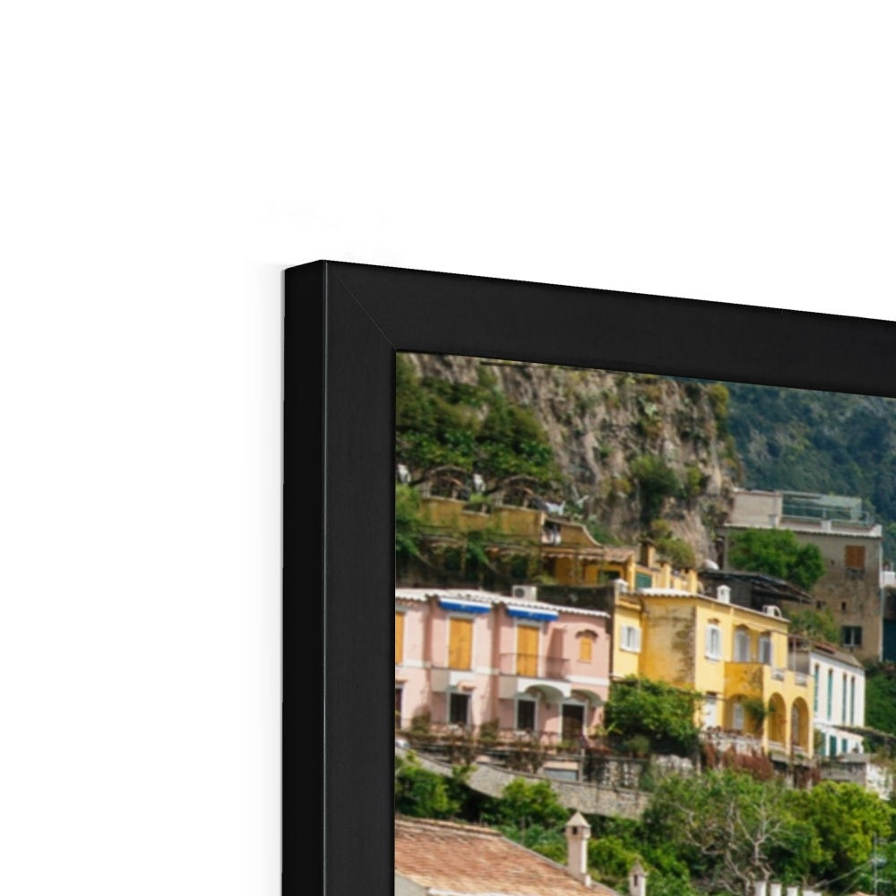 Positano Church Framed Print