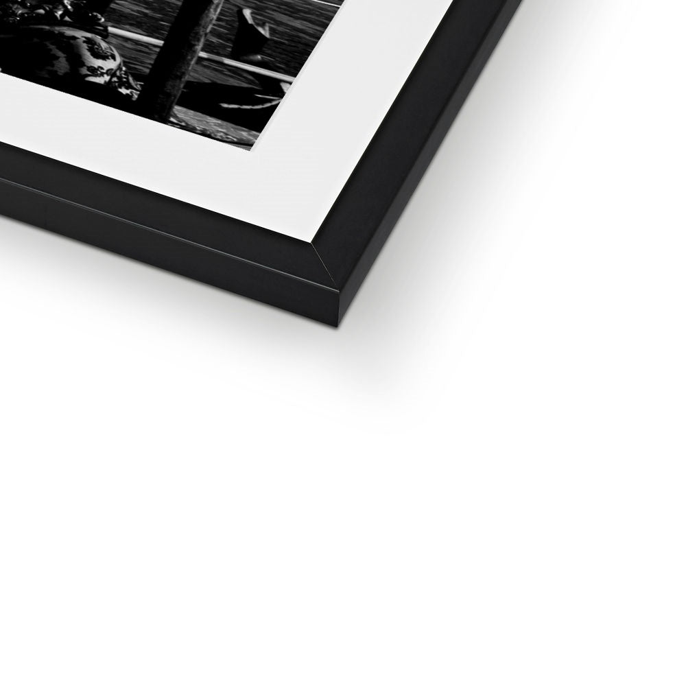 Venice Basilica B&W Framed & Mounted Print
