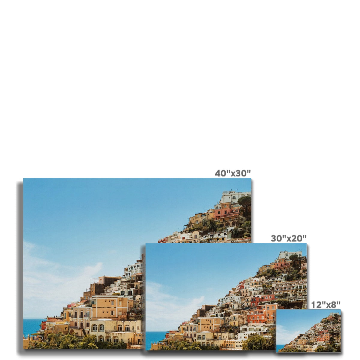 Positano Sky Canvas