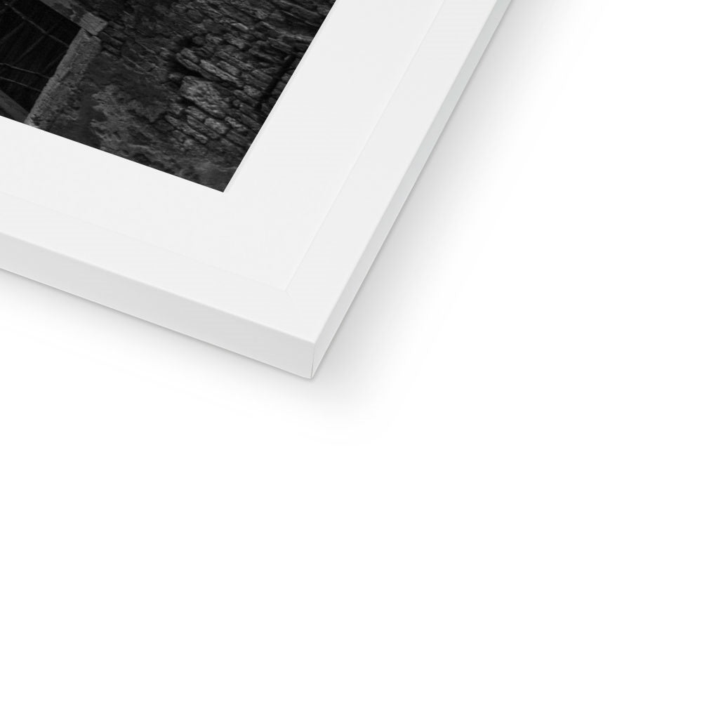 Venice Canals B&W Framed & Mounted Print