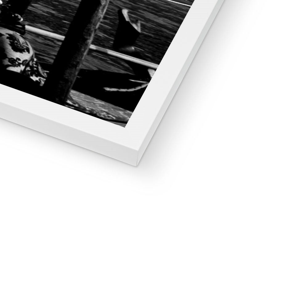 Venice Basilica B&W Framed Print