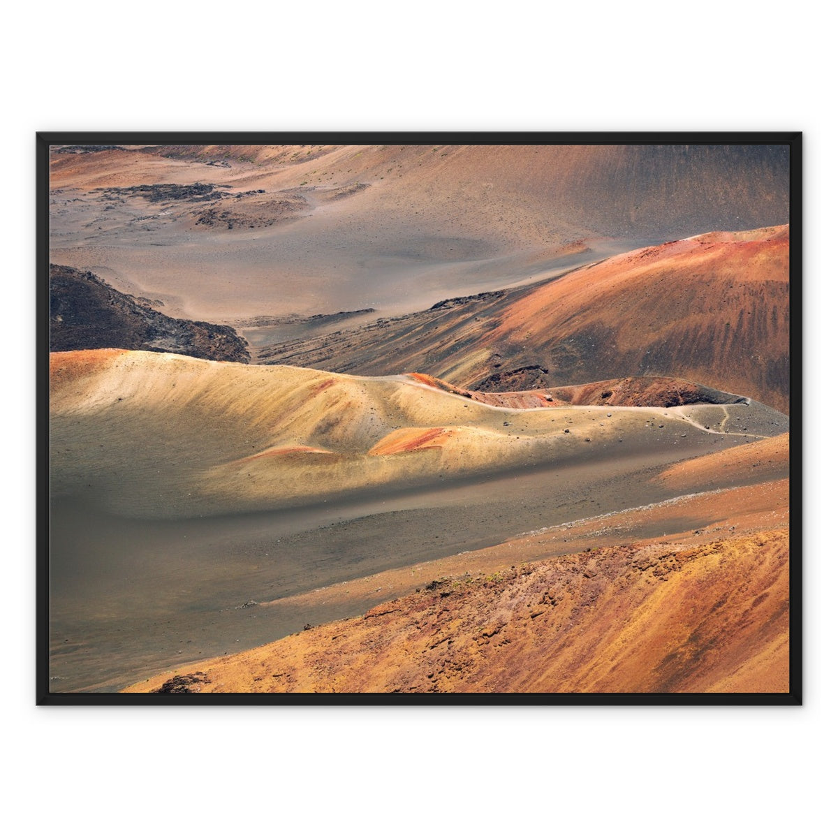 Haleakala Colours Framed Canvas