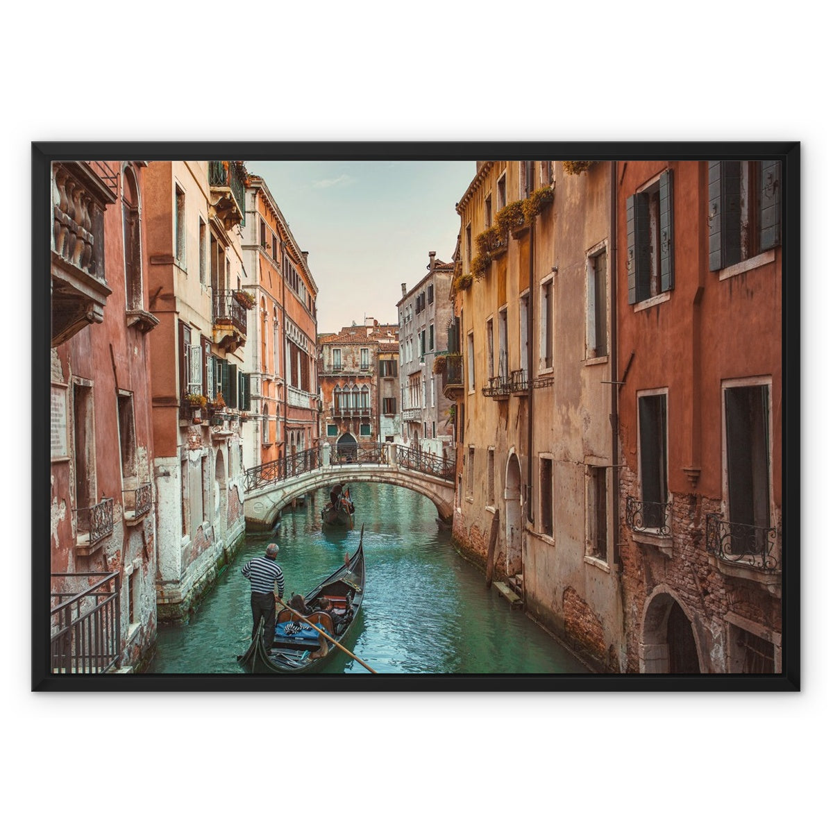 Venice Canals Framed Canvas