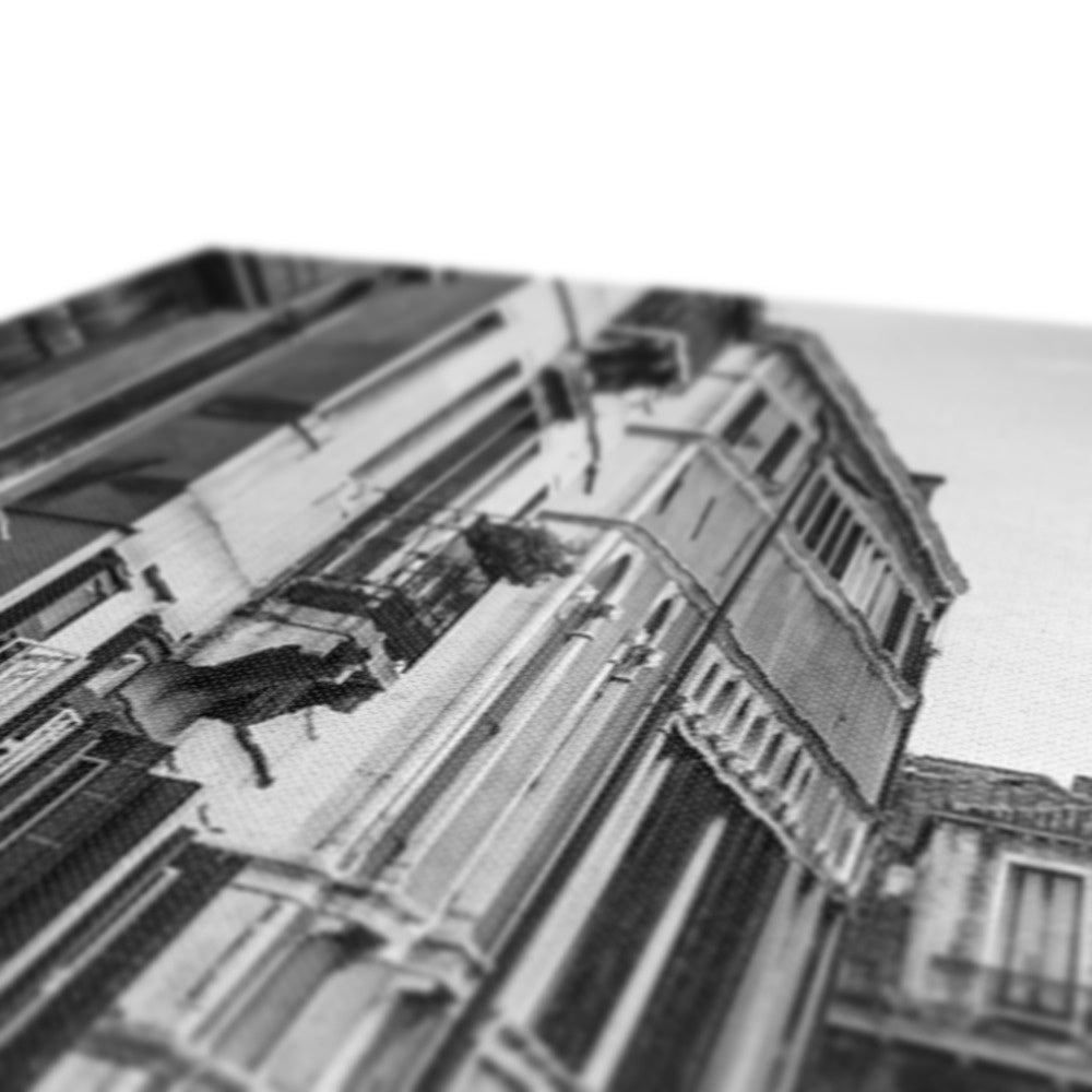 Venice Canals B&W Canvas