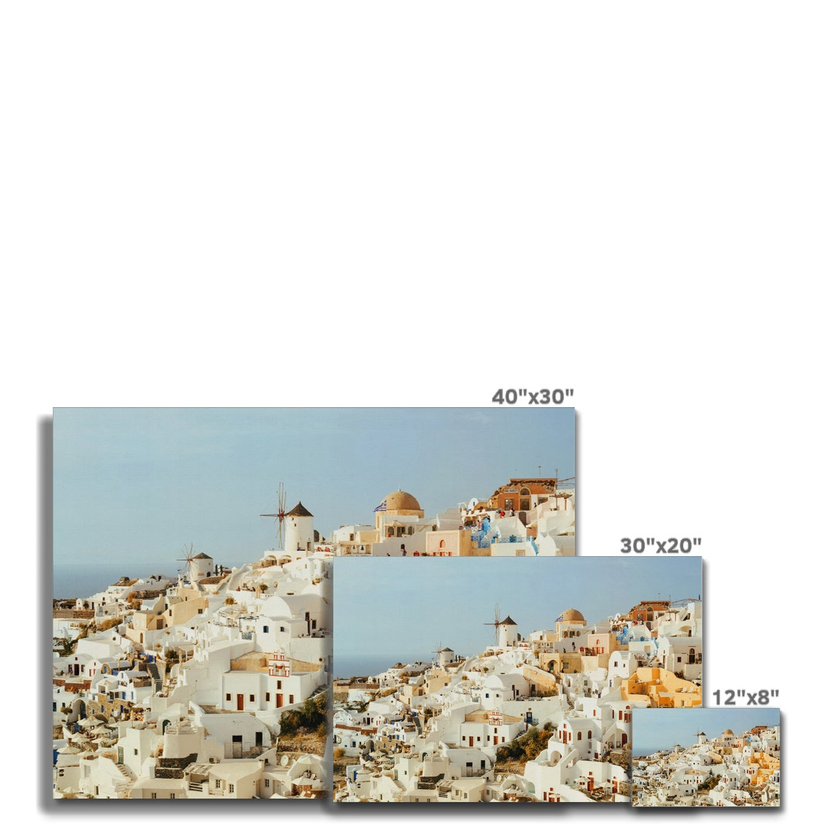 Santorini Canvas