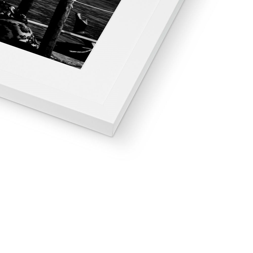 Venice Basilica B&W Framed & Mounted Print