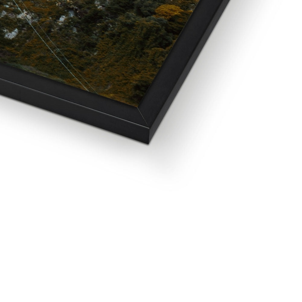 Positano Cliffs Framed Print
