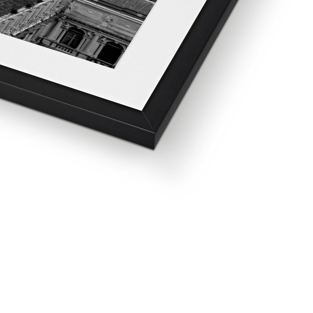 Venice Views B&W Framed & Mounted Print
