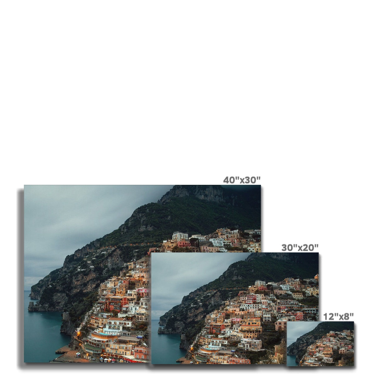 Positano Dusk Canvas