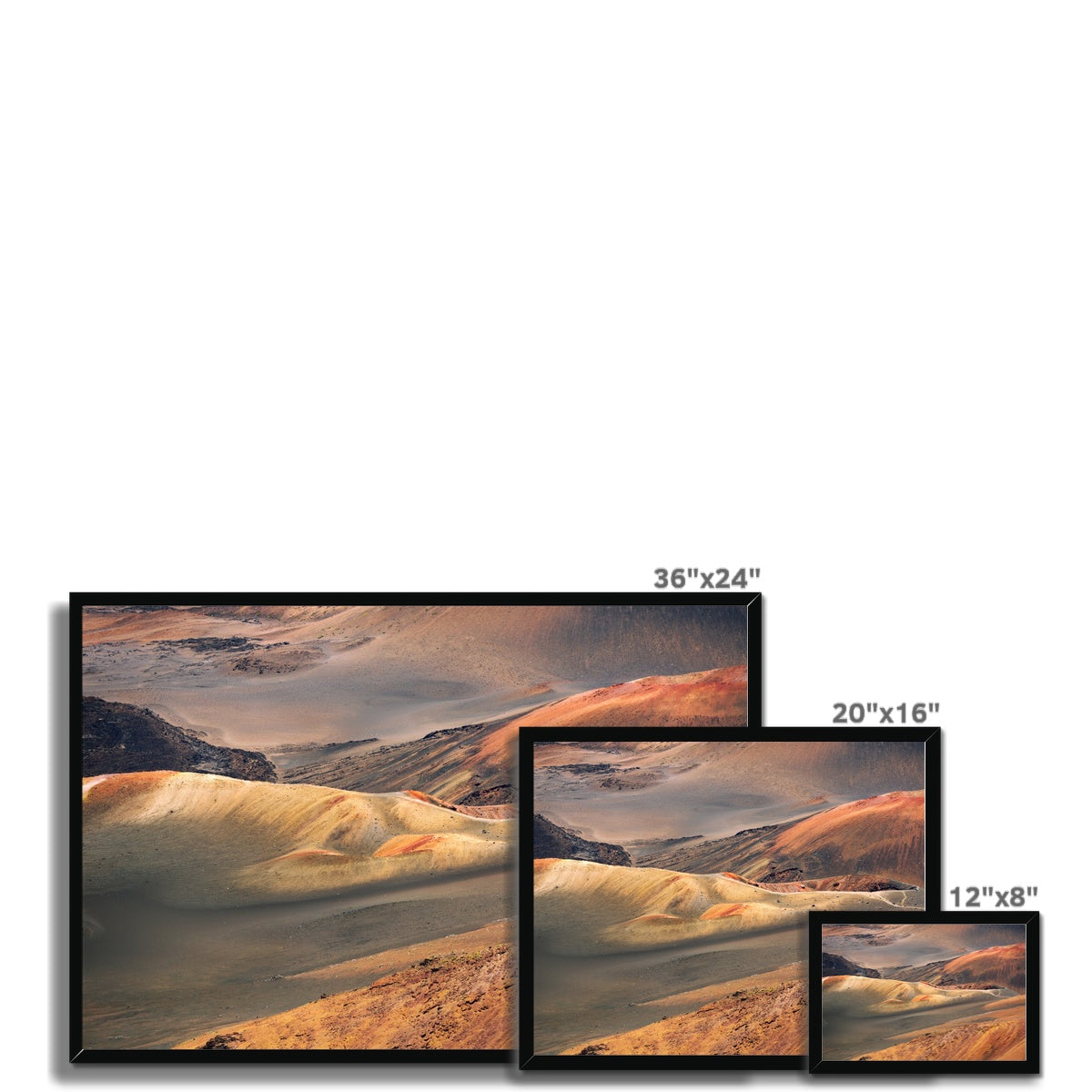 Haleakala Colours Framed Print