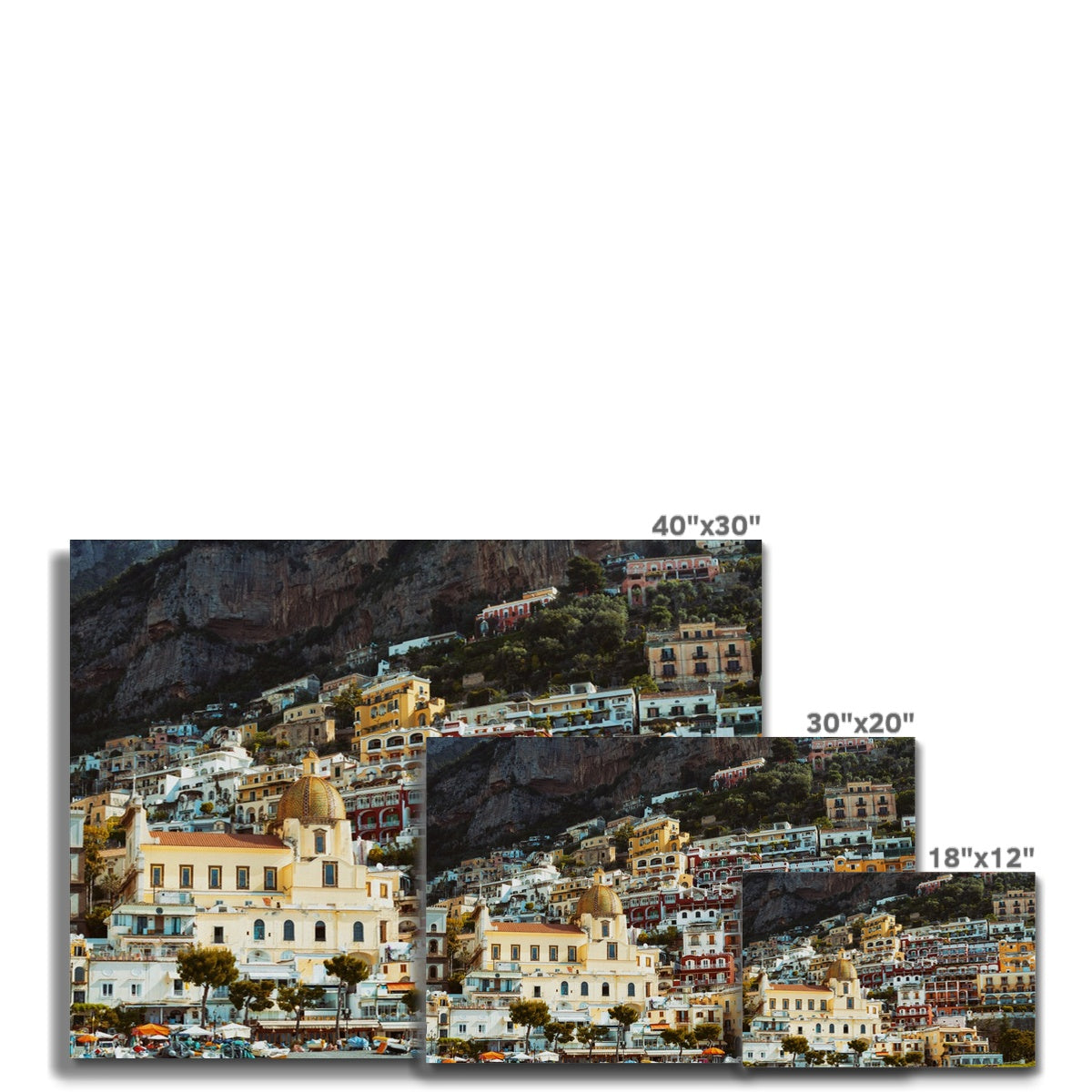 Positano Landscape Canvas