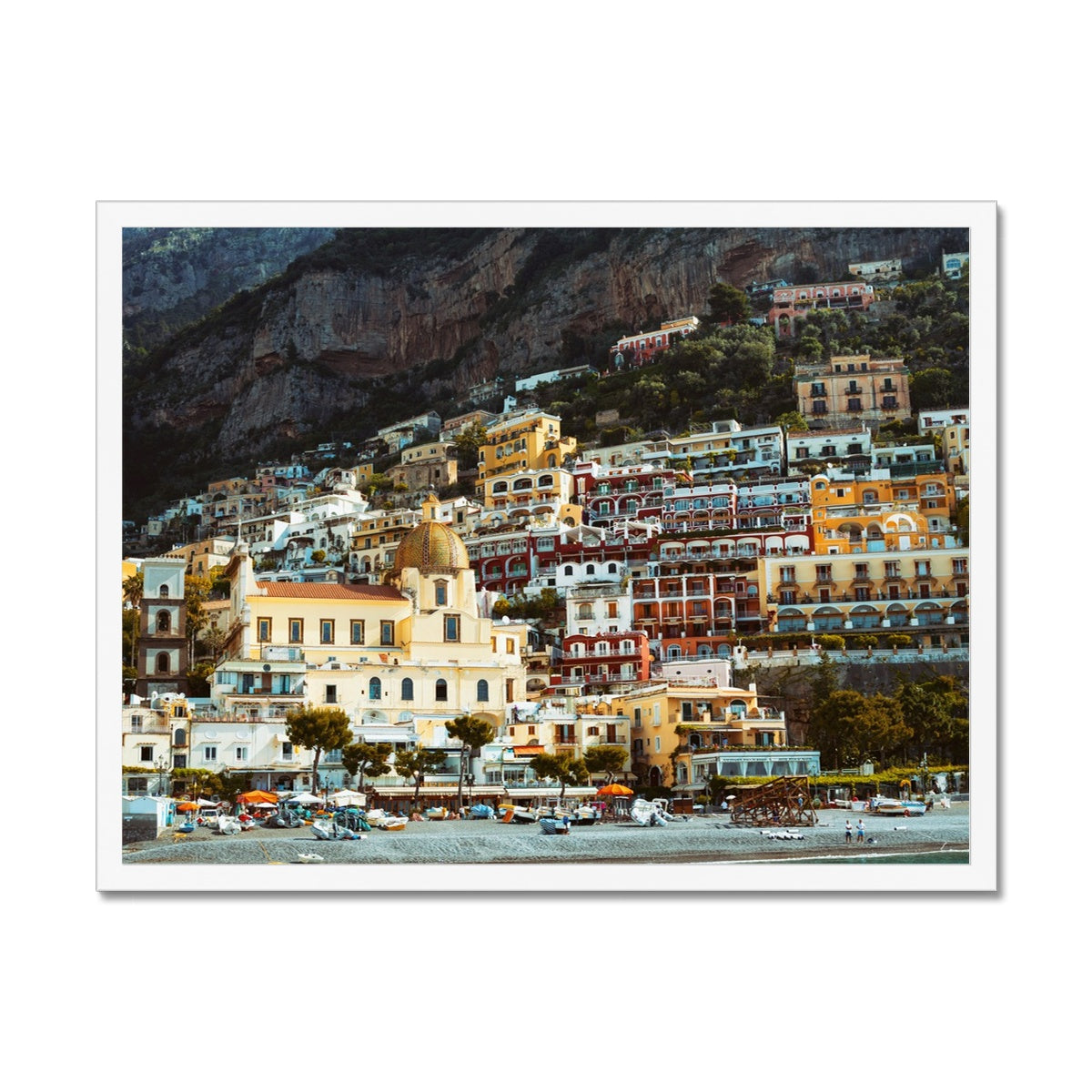 Positano Landscape Framed Print