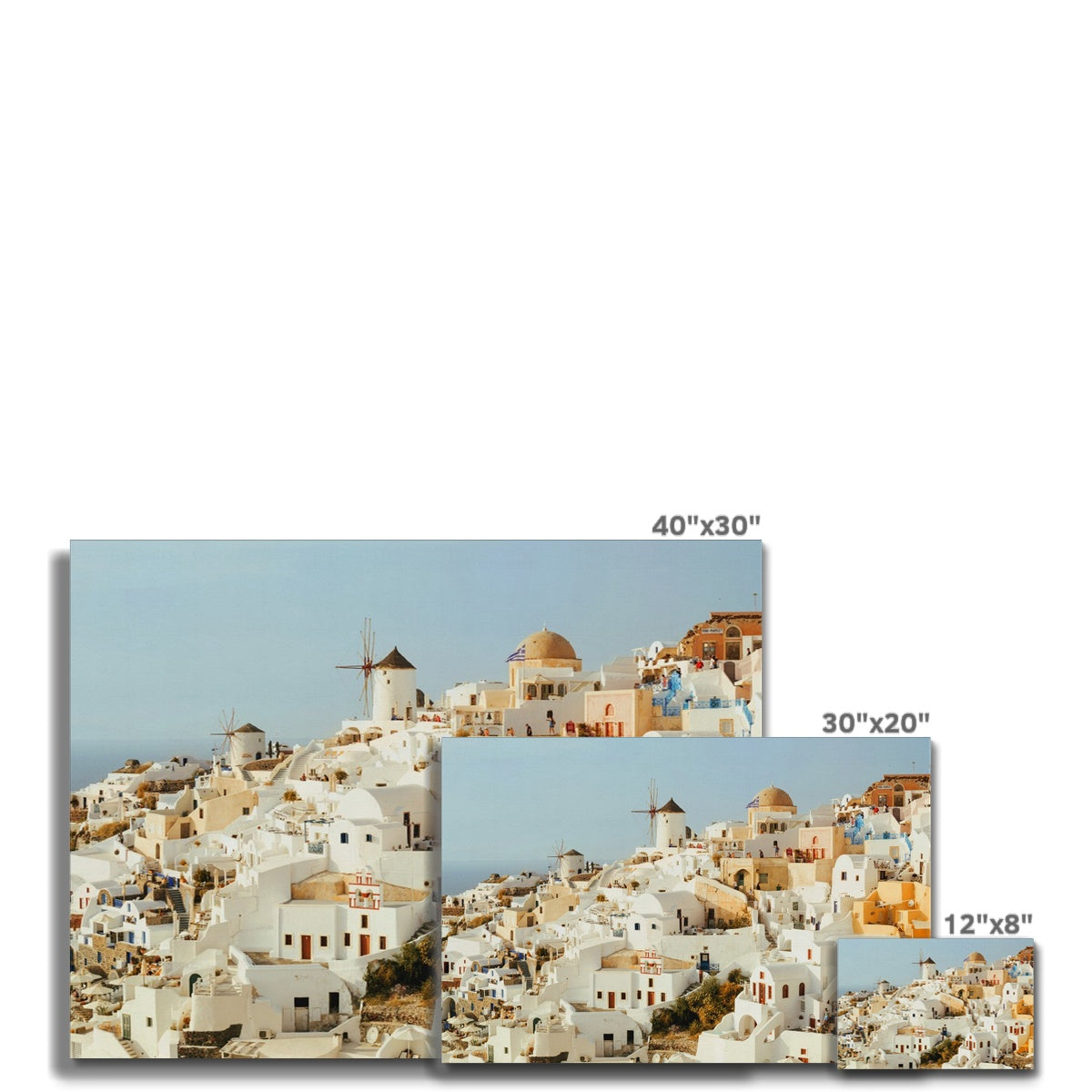 Santorini Canvas