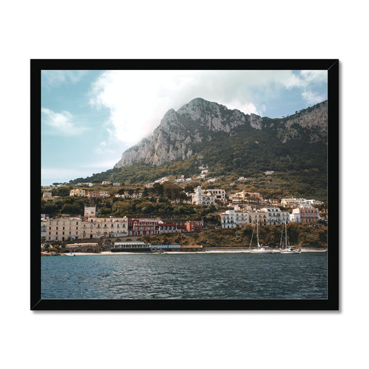 Capri Coast Framed Print