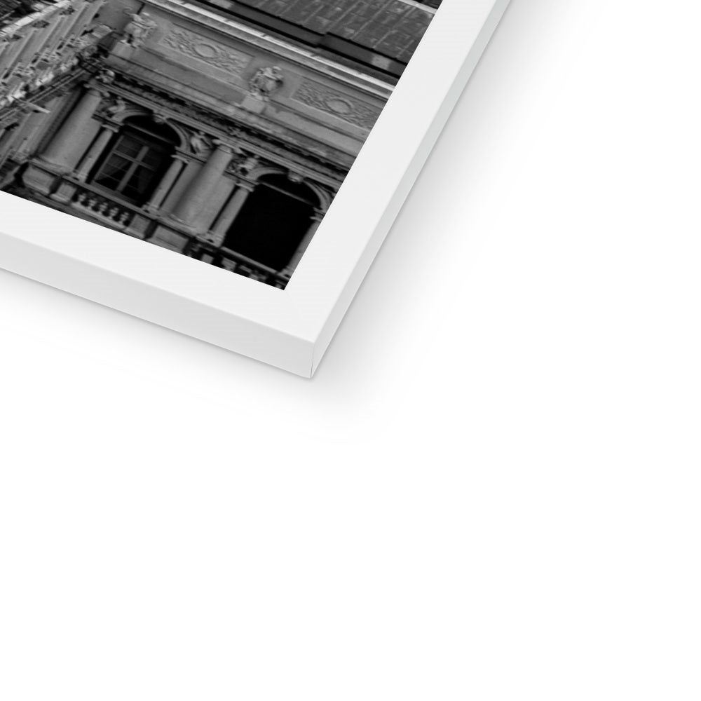 Venice Views B&W Framed Print