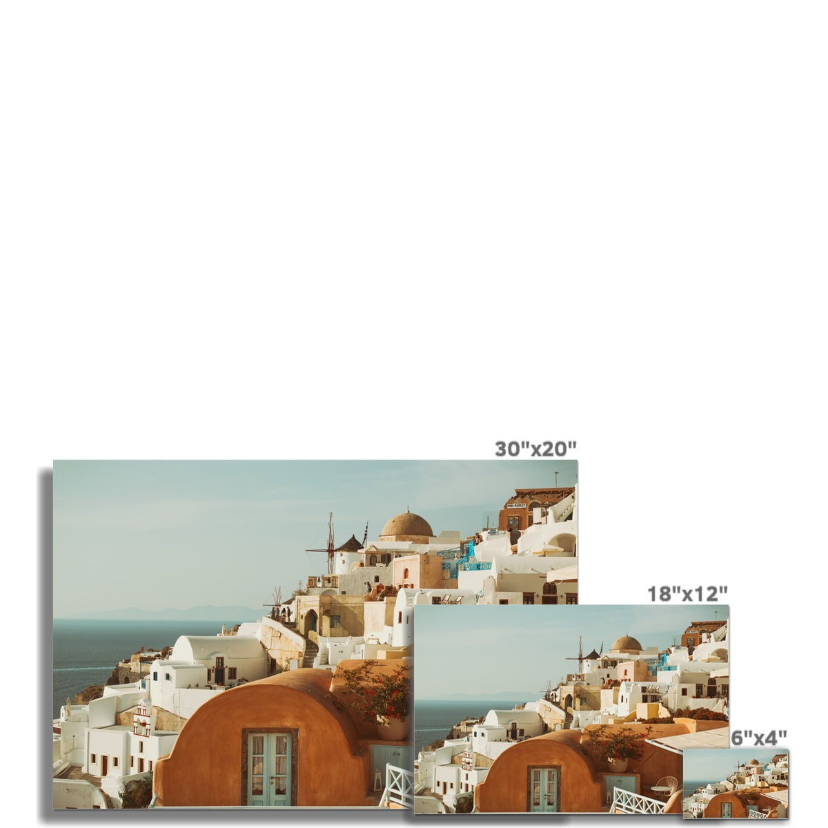 Santorini Architecture Fine Art Print