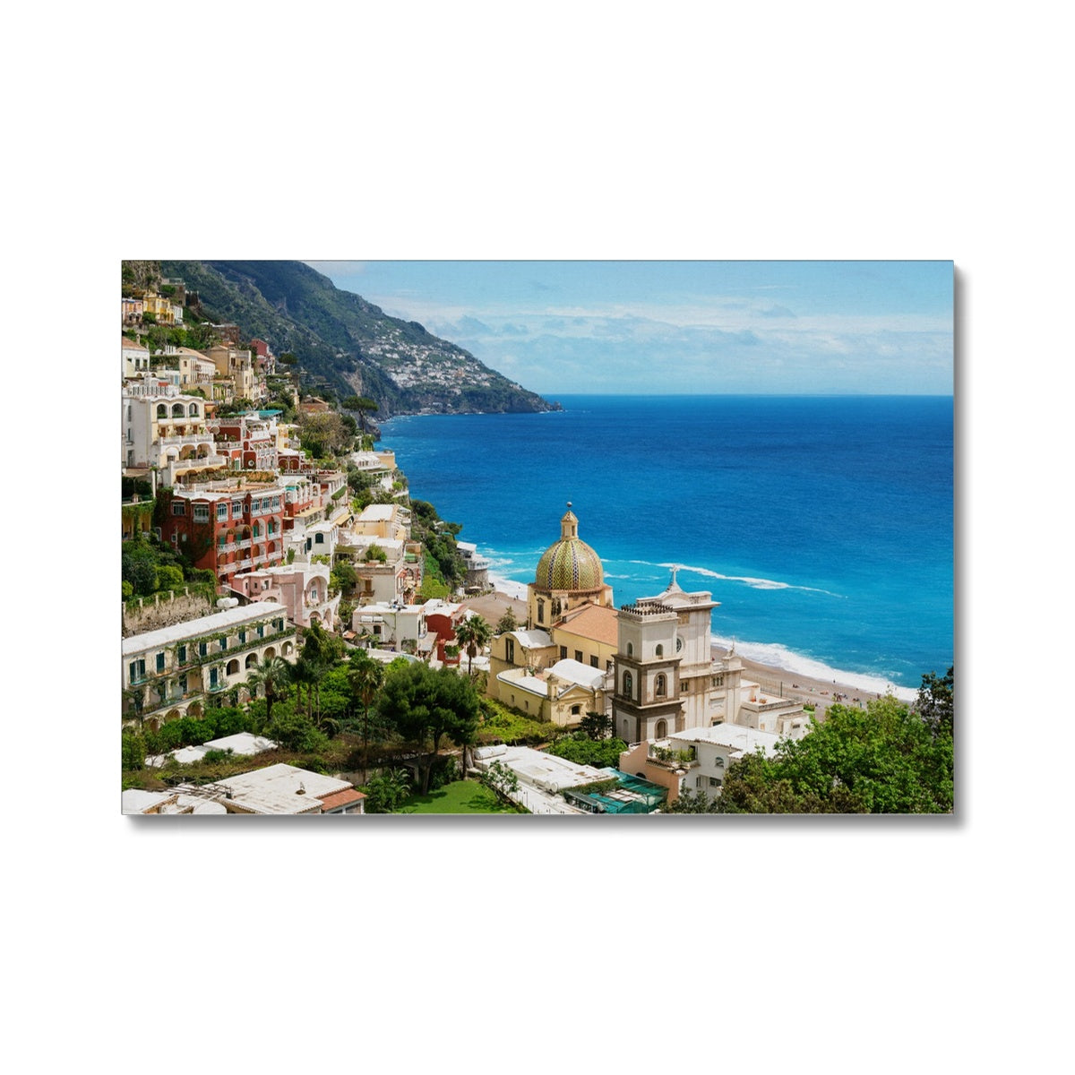 Positano Church Canvas