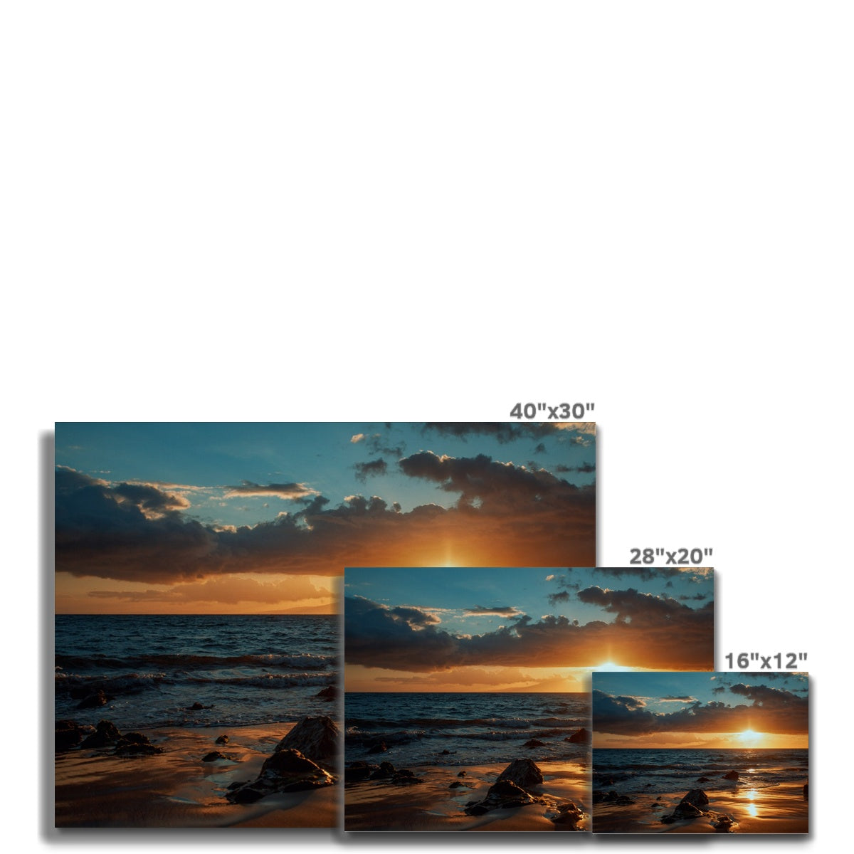 Maui Sunset Canvas