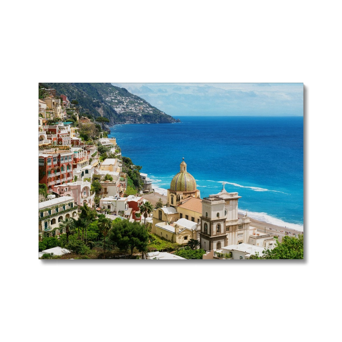 Positano Church Canvas