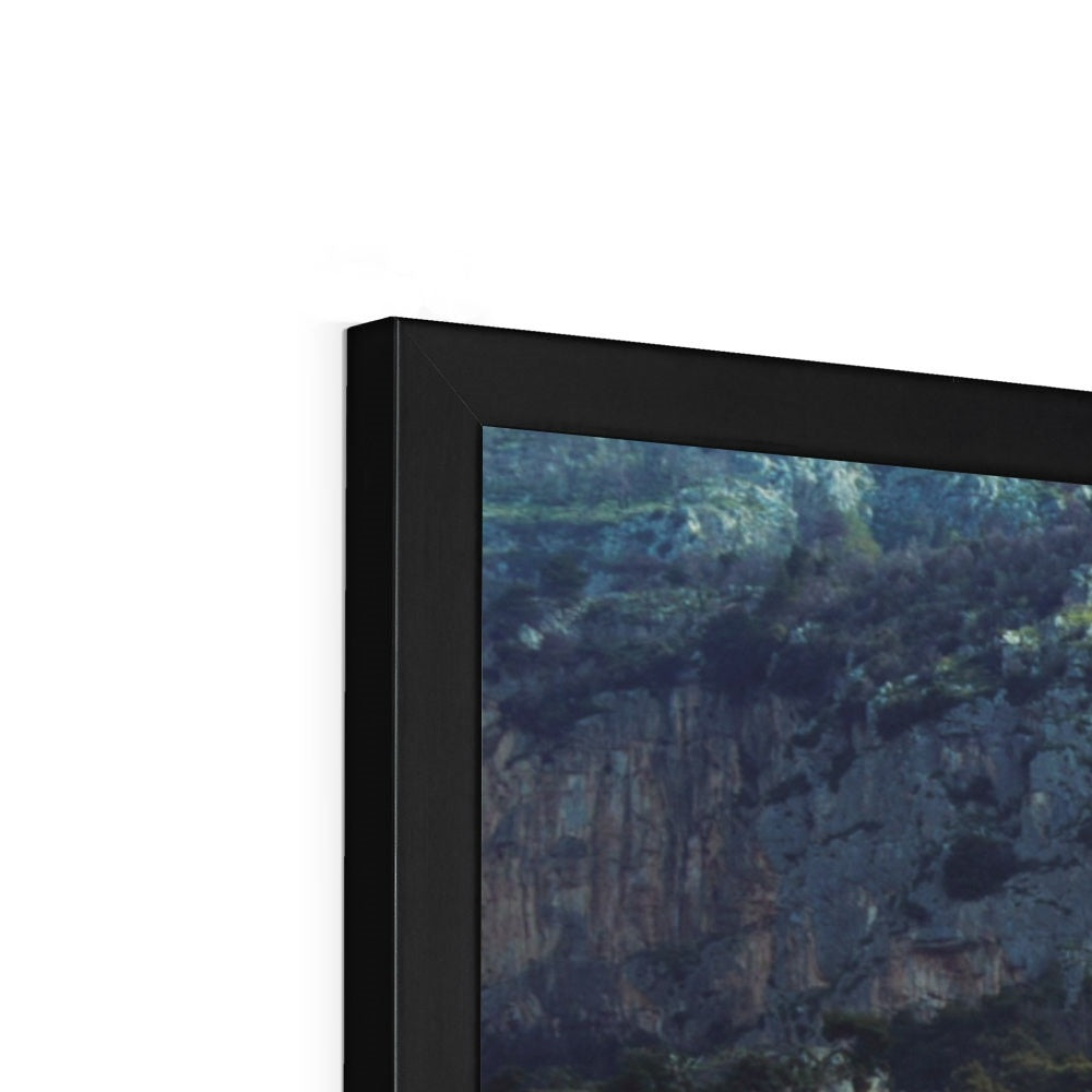 Positano Landscape Framed Print