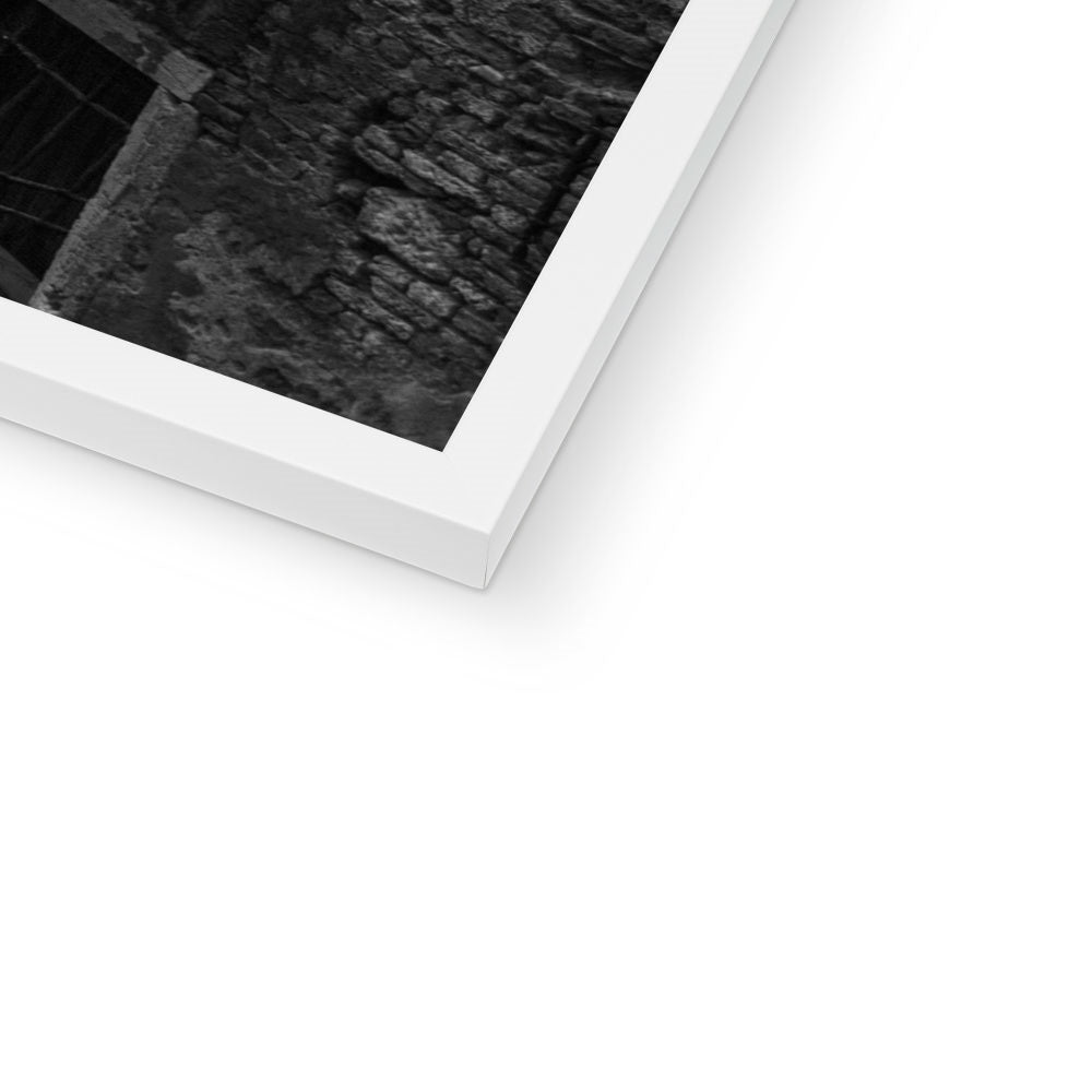 Venice Canals B&W Framed Print