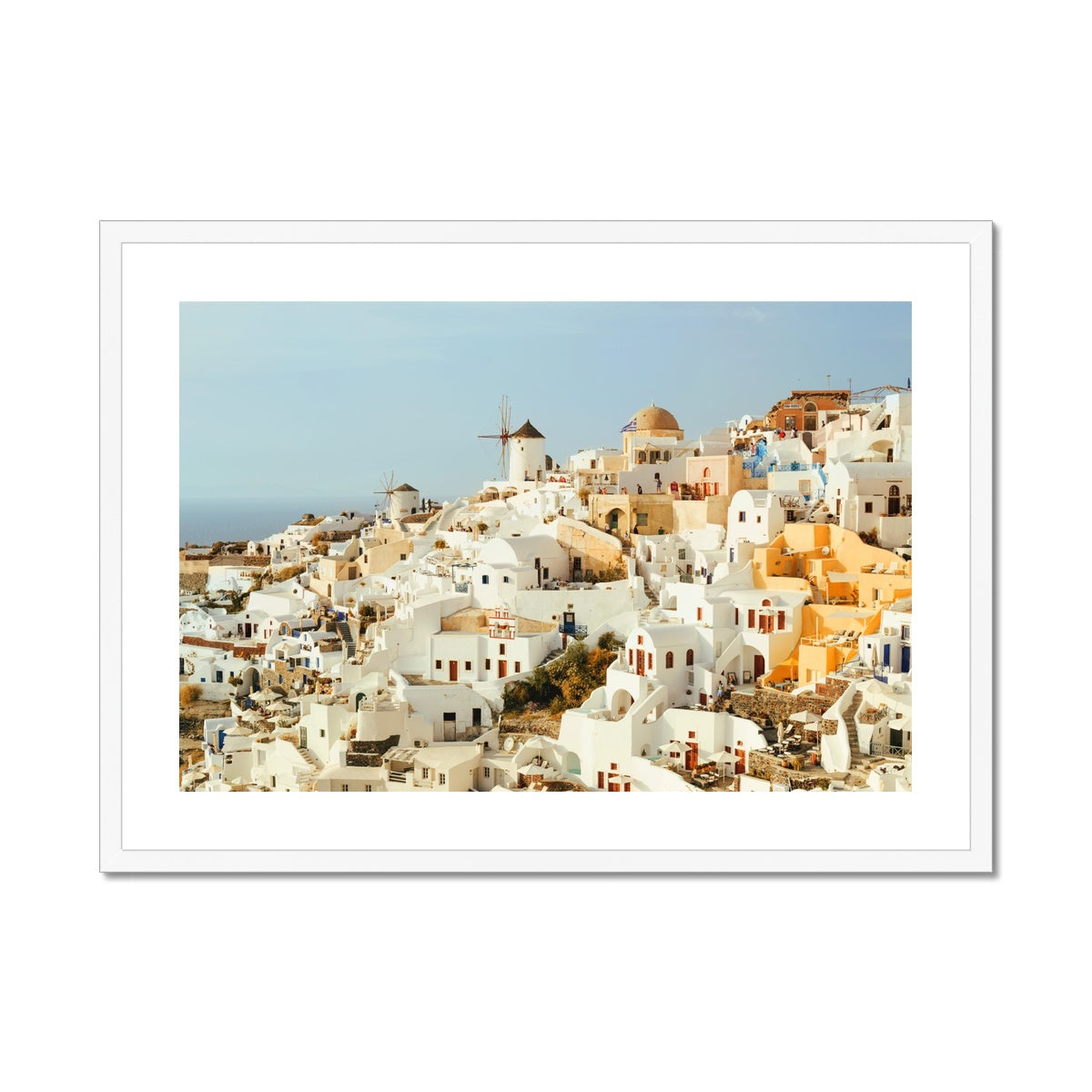 Santorini Framed & Mounted Print
